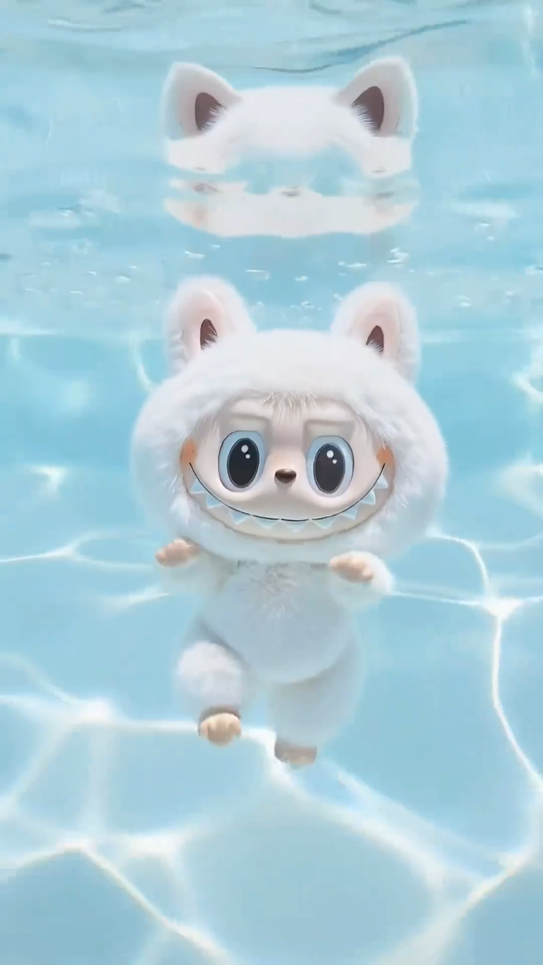 crystal water labubu